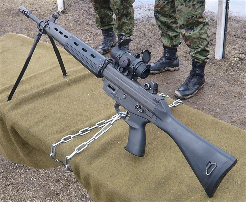 自衛隊が制式化した89式5.56mm小銃