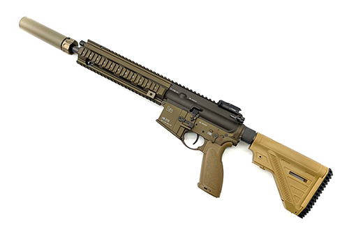 HK416A5 RAL8000 MWSガスブロ コンプリート (アルミボルトキャリア 