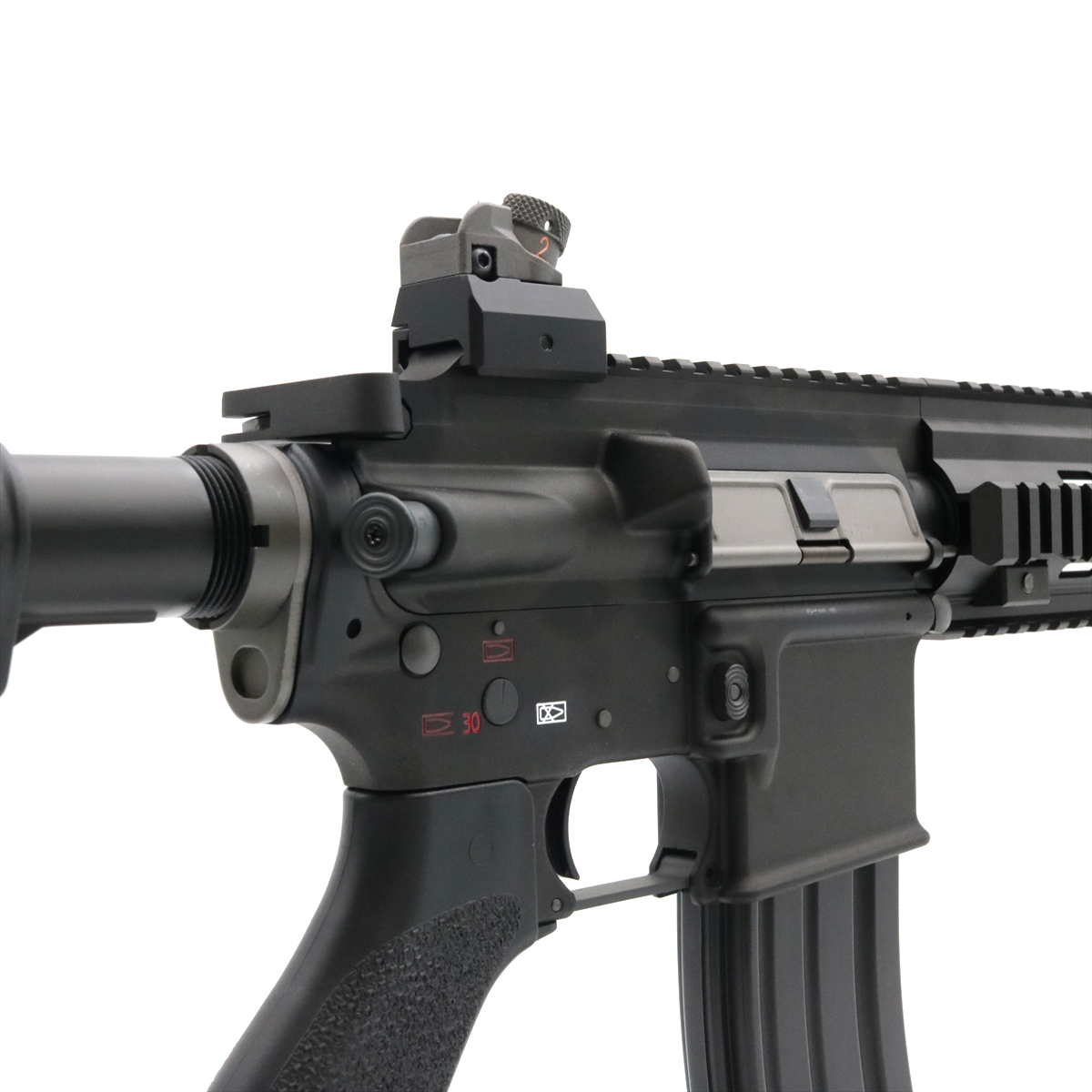 WE HK416D アジャストバルブ導入済み ガスブローバック BK