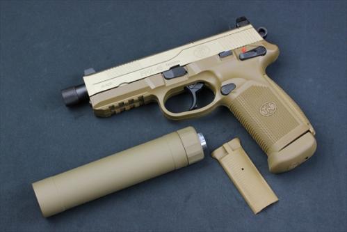 好評大得価CyberGun FNX-45 Tactical ガスブローバック ガスガン