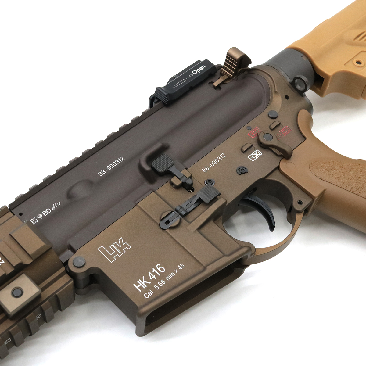 HK416A5 RAL8000 セラコートレシーバー