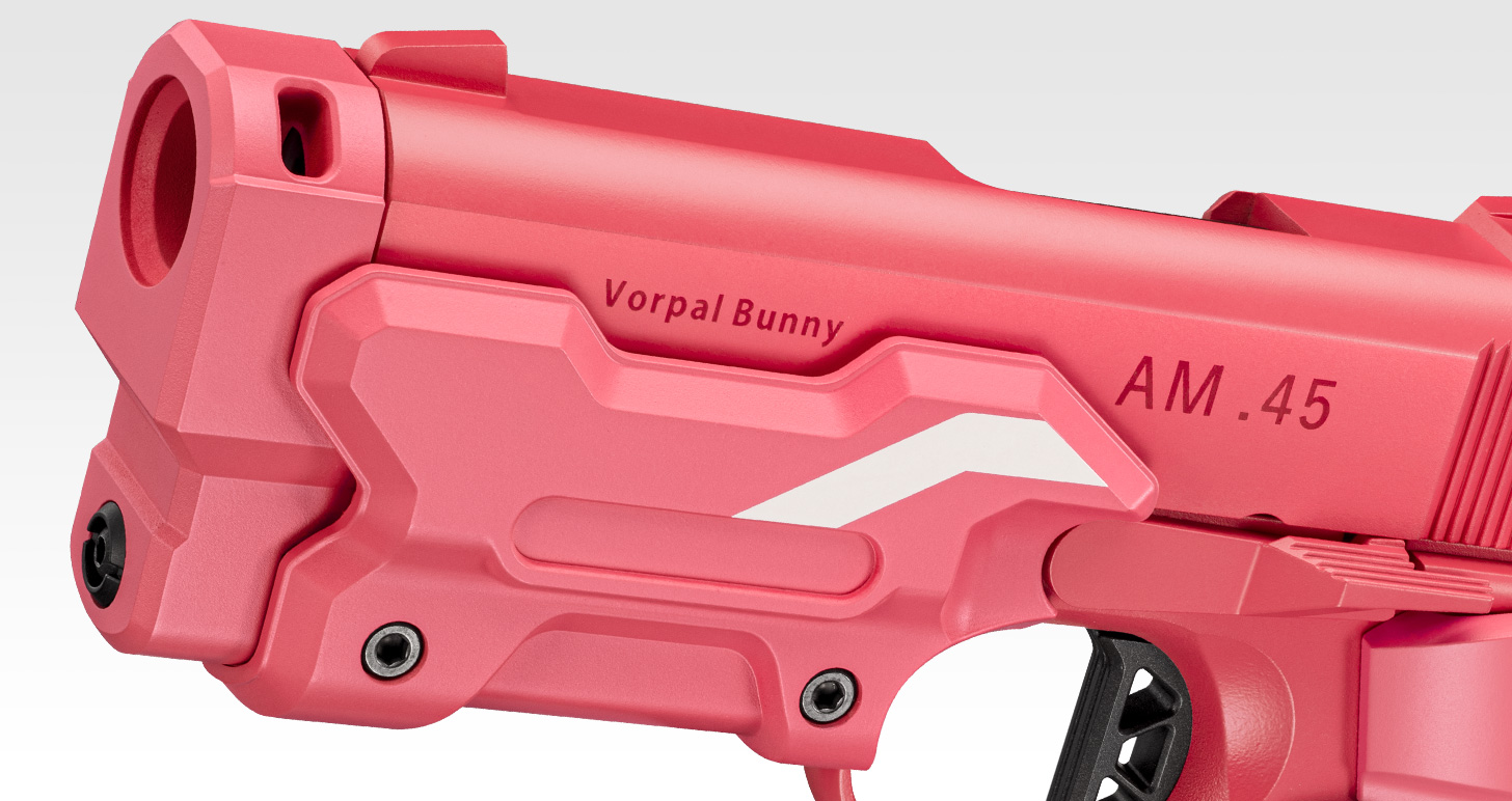 東京マルイ AM.45 バージョン・レン ヴォーパル・バニー ハンドガードとVorpal Bunny刻印