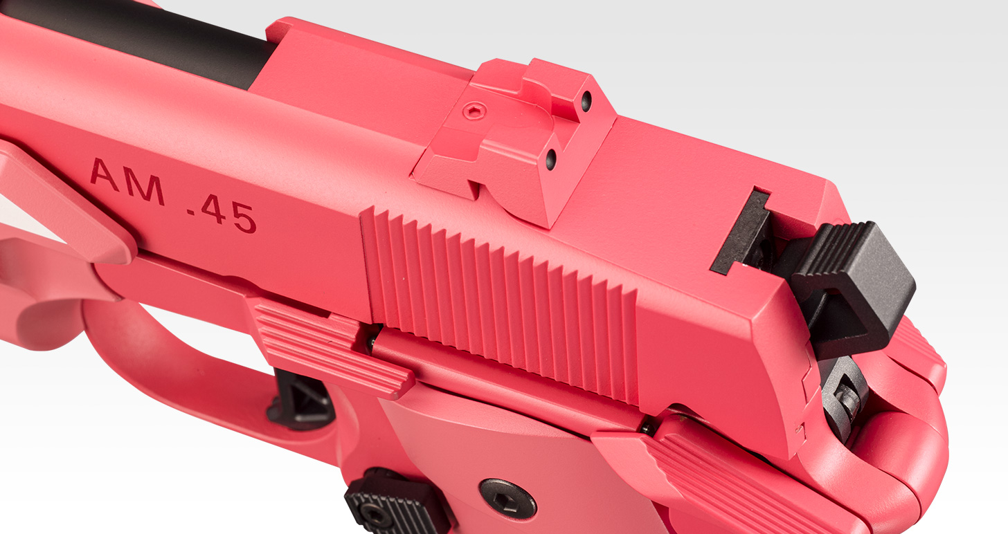 東京マルイ AM.45 バージョン・レン ヴォーパル・バニー リアサイトとスライド