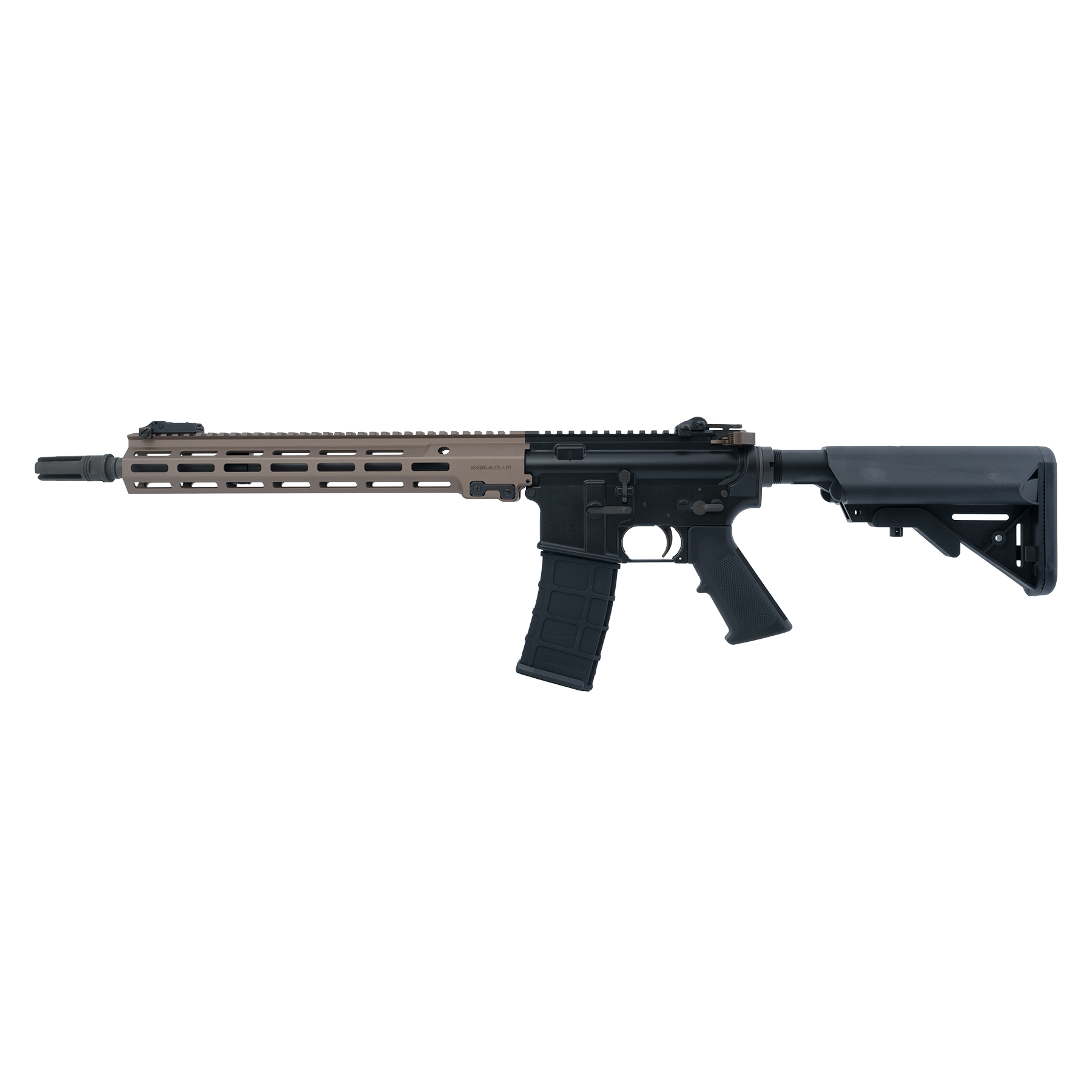 GHK URG-I 14.5インチ ガスブローバック V3 JP 2024 Ver. ストックを右にした全体の側面(別カット)