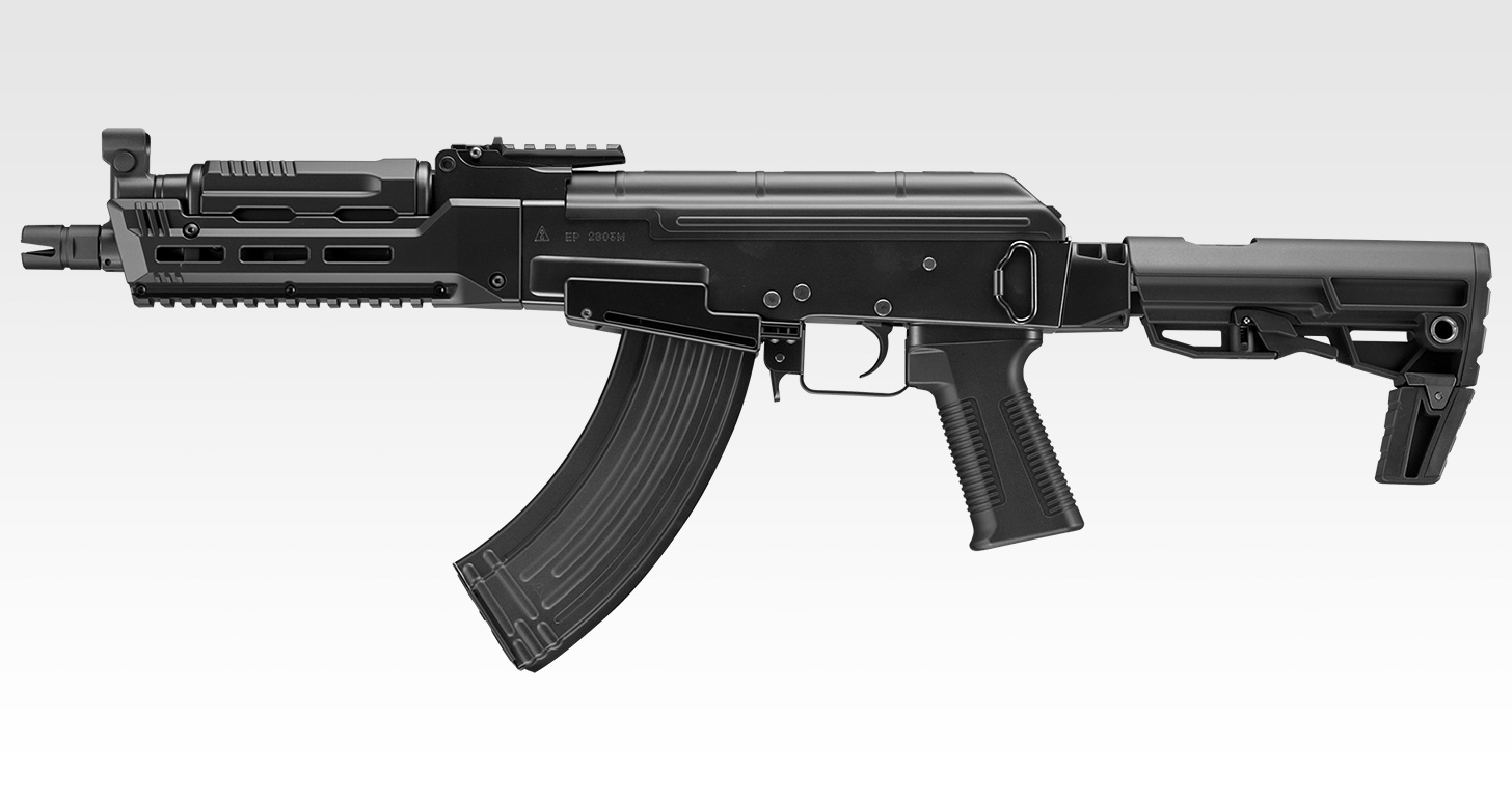 東京マルイ次世代AKS74U 外装カスタム+マグパイプ付き-