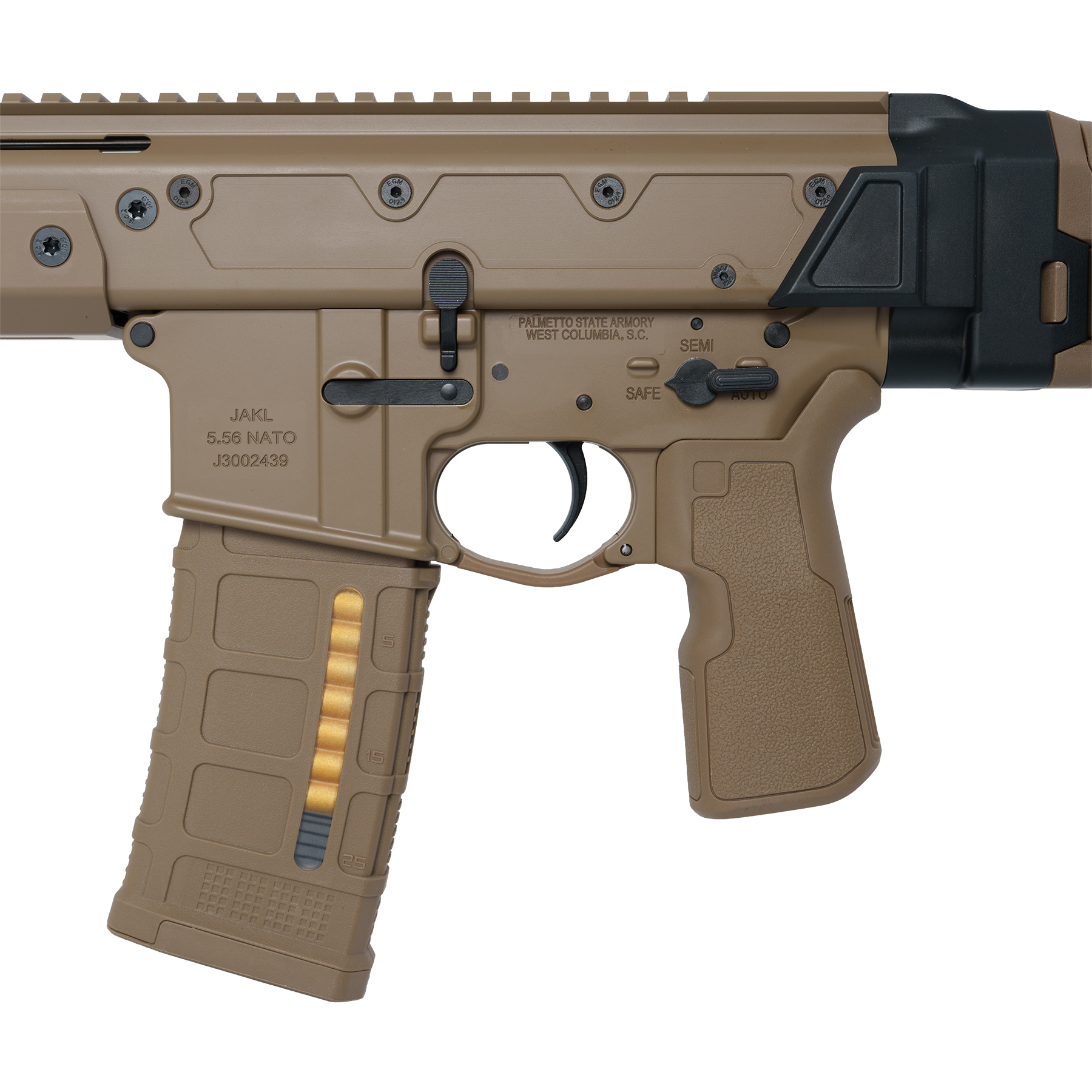 DE Airsoft PSA JAKL 13.7インチ レシーバー左面