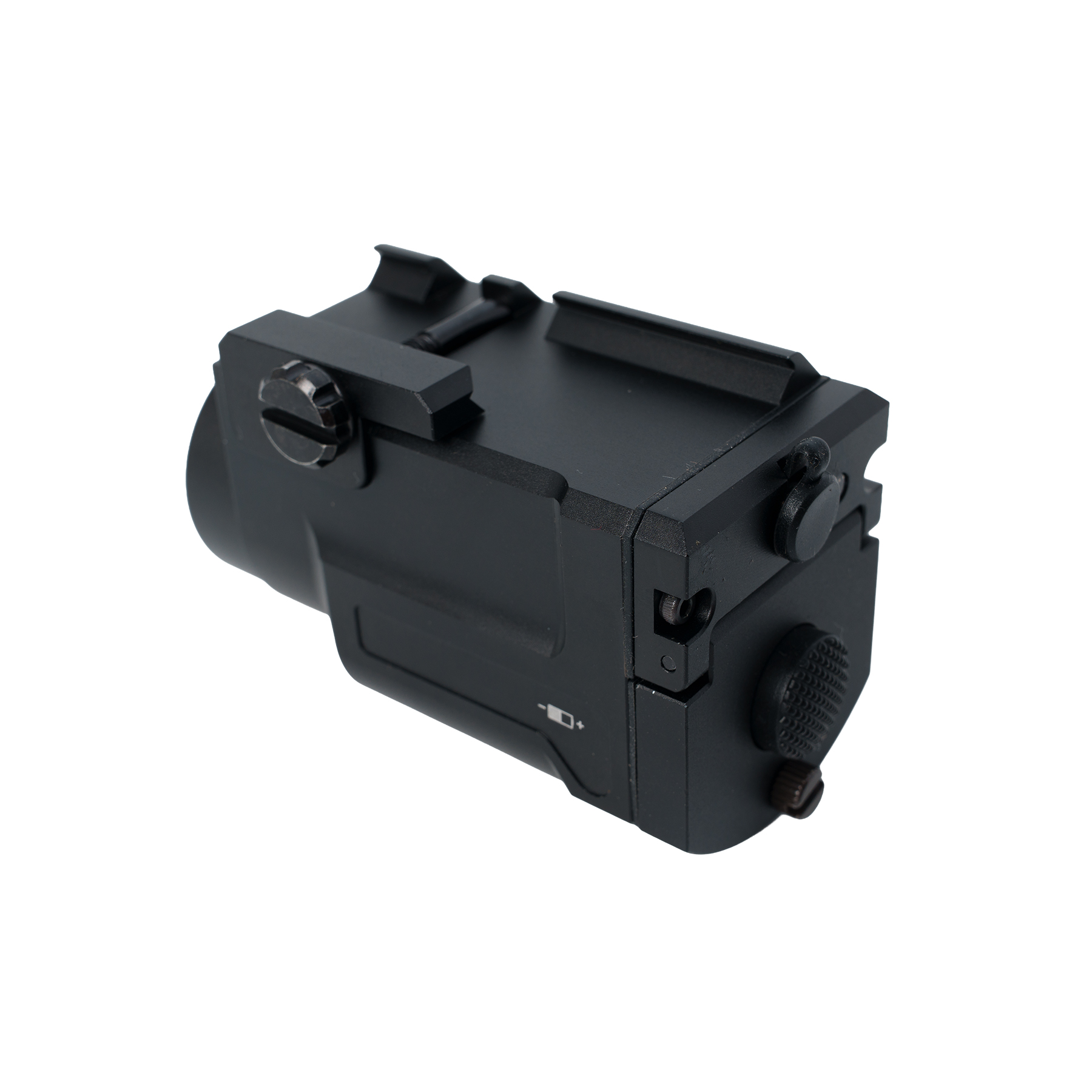 WADSN K-2P フラッシュライト 後部の押しボタンスイッチとリモートスイッチ接続部