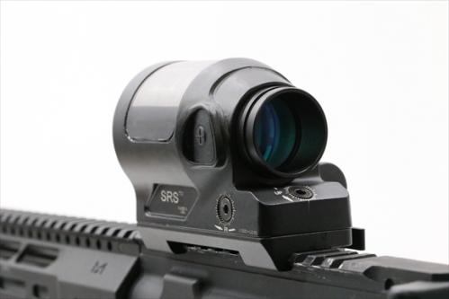 CANIS LATRANS Trijicon SRSタイプ ソーラーパネル搭載 ドットサイト BK