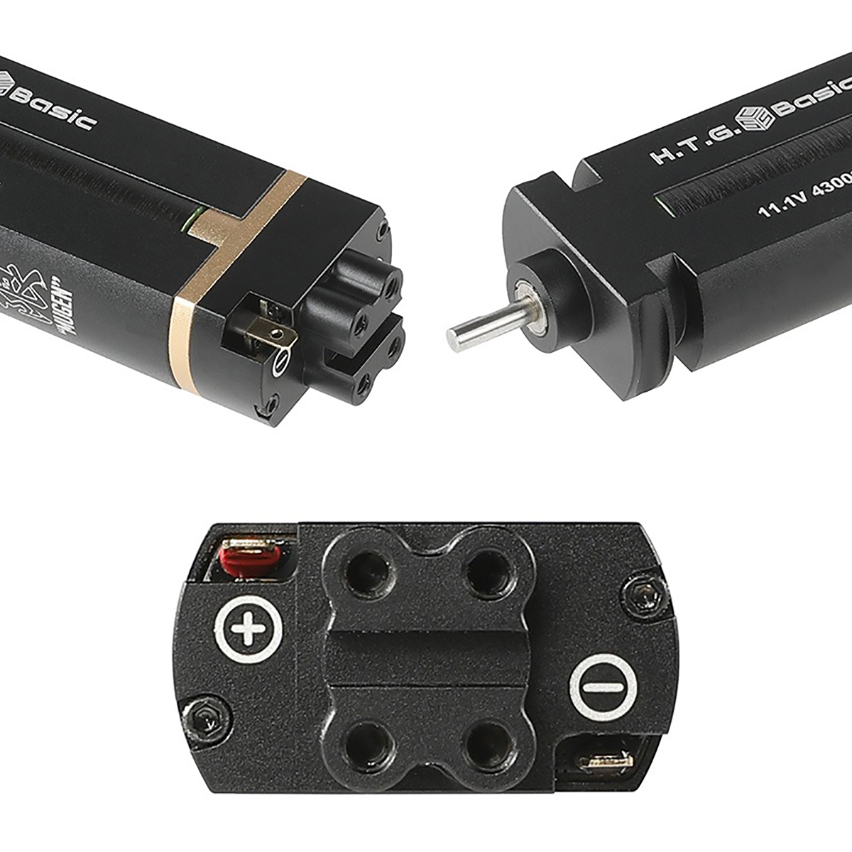 無限ブラシレスモーター シャフト 端子