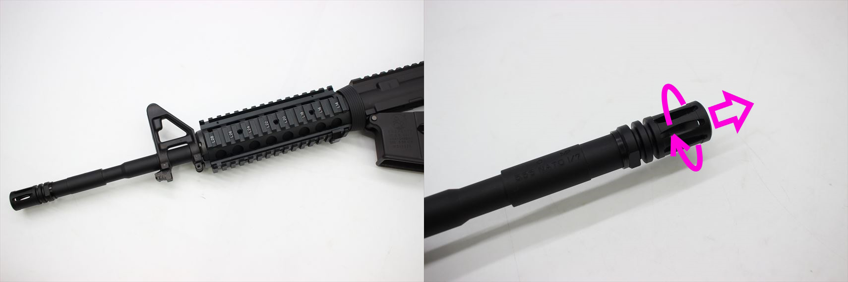 MWSガスブロハンドガード分解