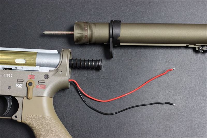 マルイ製　次世代　HK416デグブル　ストックチューブ　リコイルユニット品