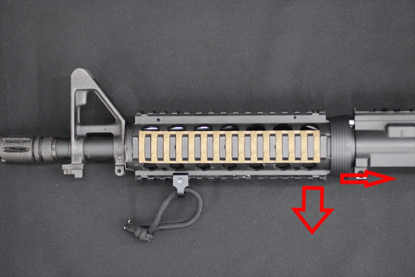 東京マルイ次世代CQB-R バレルベース交換