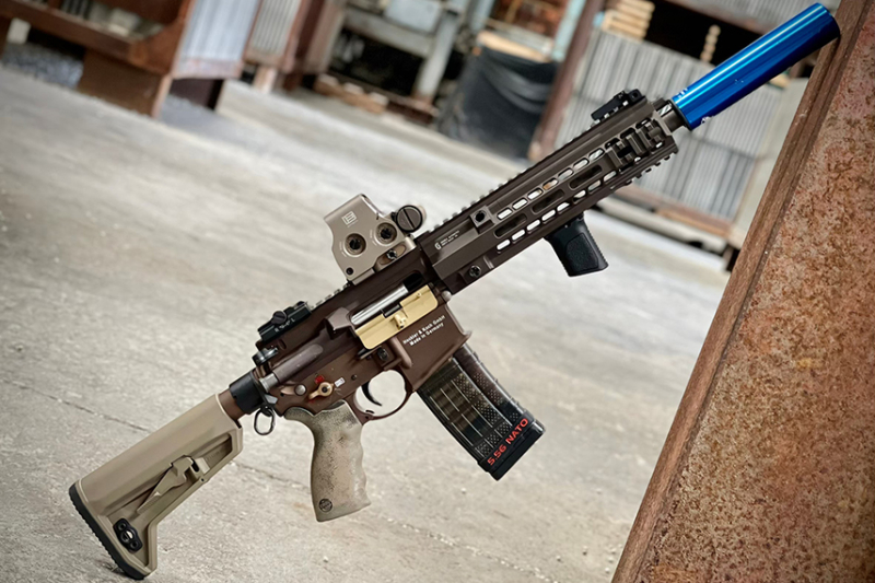 ガイズリー による Hk416 の M Lok ハンドガード Smr Mk15