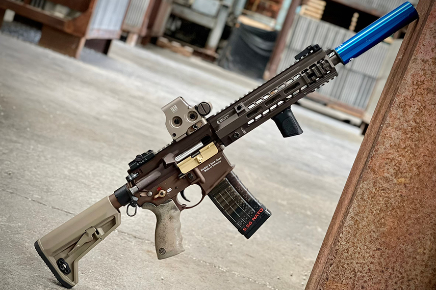 ガイズリー による HK416 の M-LOK ハンドガード SMR MK15