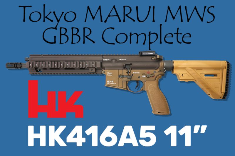 HK416 A5 MWS コンバージョンキット を使用した RAL8000 コンプリート