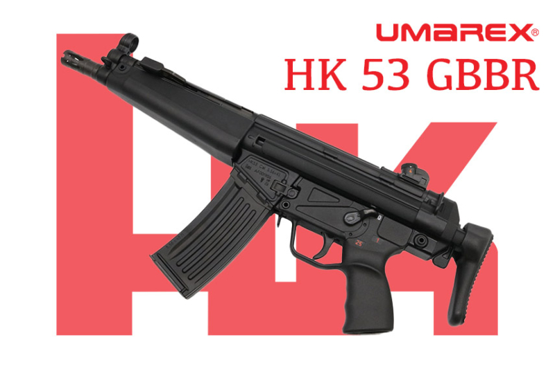 特殊部隊でも採用された Umarex HK53 ガスブロ アサルトライフルが入荷！