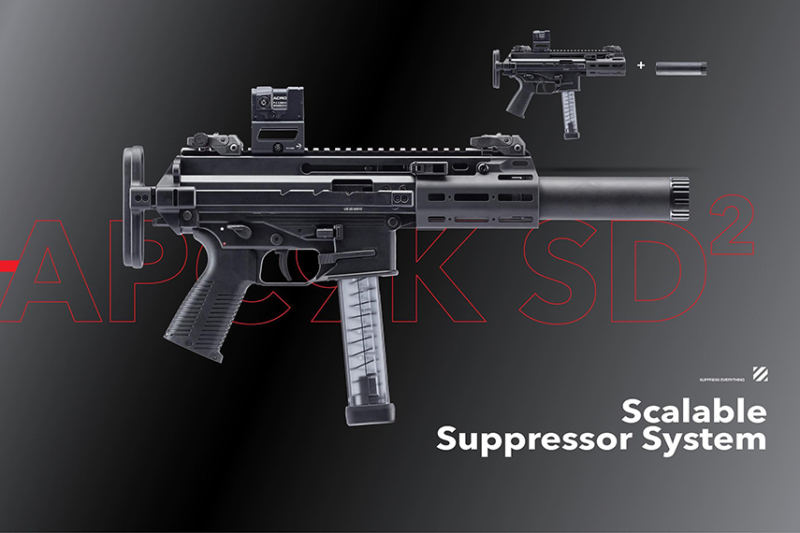 【実銃ネタ】B&T USAが一体型サプレッサーSMG、 APC9K SD2 を発表