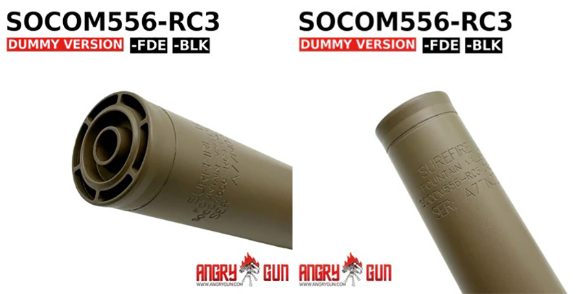 実銃ネタ】 シュアファイア がSOCOM556サプレッサーの新型 RC3 を発売