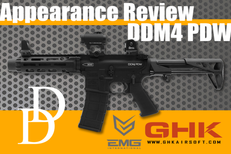 EMG / GHK DDM4 PDW CO2ガスブロ の外装レビュー