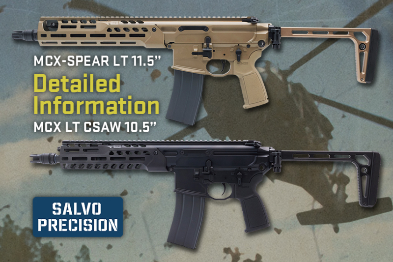 SALVO PRECISION MCX SPEAR LT ガスブロ 各モデルの詳細