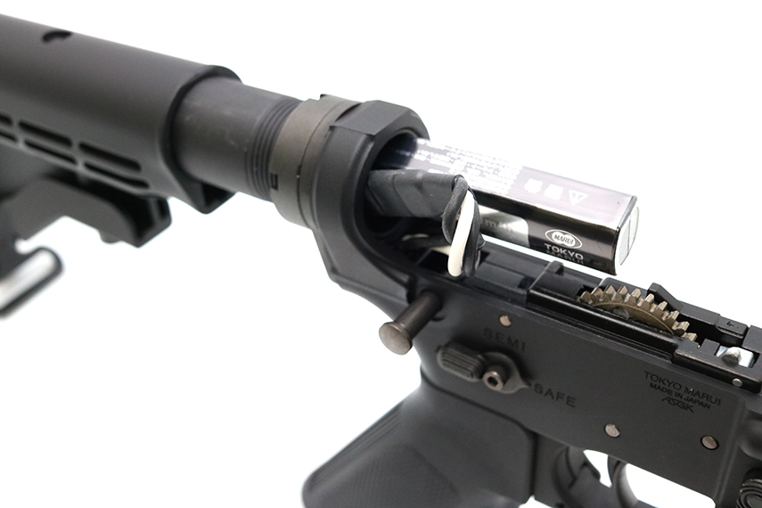 EVOLT-15 | エアガンパーツやサバゲーアイテムの商品レビューなどを掲載! EVOLT バッテリー装着