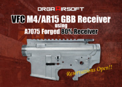 実物80%レシーバー VFC M4ガスブロ V3用 予約開始！