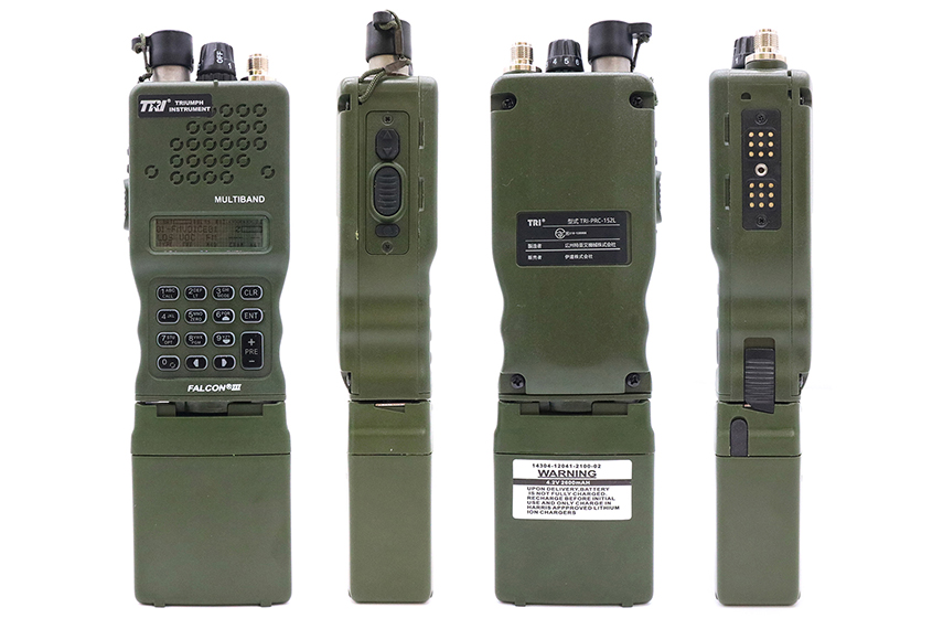 TRI-PRC-152-06 | エアガンパーツやサバゲーアイテムの商品レビューなどを掲載! TRI PRC-152 タイプ トランシーバー OD